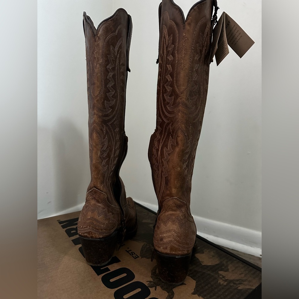 Ariat Brown Heeled Boots - Picture 12 of 14